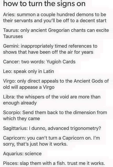 Virgo Turn Ons, Zodiac Tumblr, Yugioh Cards, Virgo And Libra, How To Turn, A Sign, Spot On, Zodiac Signs, Funny Pictures