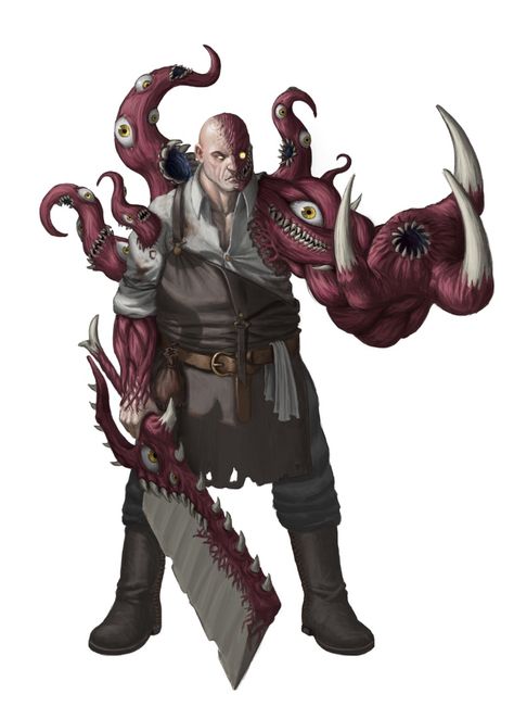 Alien Parasite, Dark Creatures, Eldritch Horror, Cool Monsters, Monster Concept Art, Dungeons And Dragons Characters, Fantasy Monster, Wow Art, Monster Design