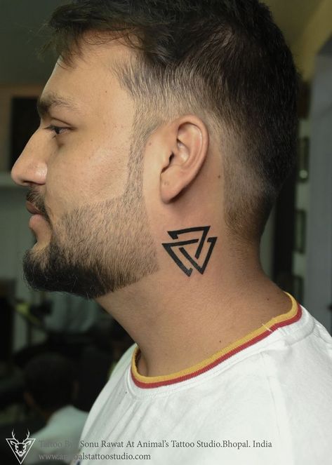 18 best protection tattoo ideas & meaning Protection Tattoo Ideas, Tattoo Ideas Meaning, Simple Neck Tattoos, Small Neck Tattoos, Protection Tattoo, Men Tattoo, Neck Tattoo For Guys, Neck Tattoo, Cool Design