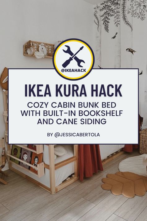 Ikea Kura Bed Hack, Cabin Bunk Bed, Kura Bed Hack, Ikea Bunk Bed, Ikea Kura Hack, Kura Hack, Cabin Bunk Beds, Bookshelf Bed, Ikea Kura Bed