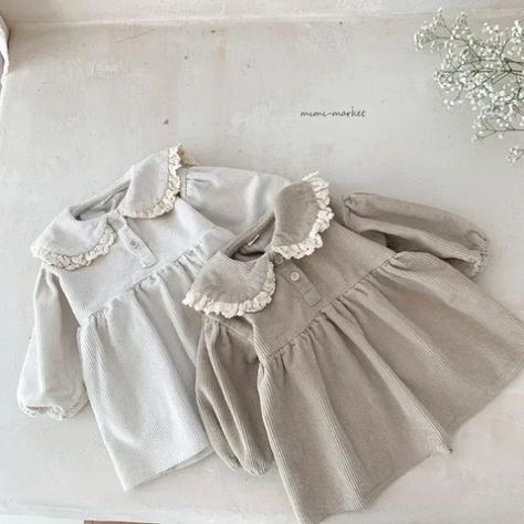 Ruffles Collar, Peter Pan Dress, Spring Toddler, Corduroy Dress, Casual Lace, Toddler Girl Dresses, Lace Ruffle, Peter Pan Collar, Girls Long Sleeve