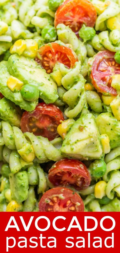 Creamy Avocado Pasta Salad, Creamy Avocado Pasta, Avocado Pasta Salad, Avocado Dessert, Pasta Cremosa, Cibo Asiatico, Mexican Breakfast Recipes, Avocado Pasta, Avocado Sauce