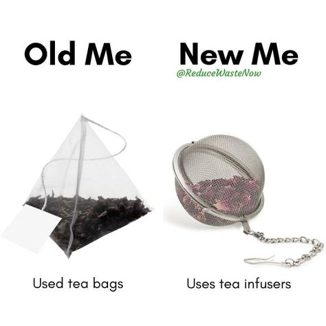 65 Old Me vs. New Me Memes That Will Help You Reduce Waste As consumers we all have an obligation to conserve our resources and reduce the amount of waste we dispose of. And it's not that hard too. Everyone can start implementing little life changes that will make a difference. ReduceWasteNow is the place to go if you're starting to get more concerned about the environment. Not only does the online shop offer sustainable products that will help you avoid plastic but it also shares comprehensive Old Me New Me, Old Me Vs New Me, Environmentally Friendly Living, Used Tea Bags, Refined Coconut Oil, Reduce Food Waste, Eco Friendly Living, Green Life, Reduce Waste