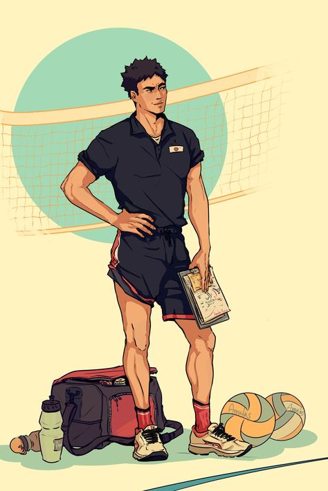 Widget Board, Iwaizumi Hajime, Oikawa Tooru, Athletic Trainer, Volleyball Anime, Haikyuu Manga, Haikyuu Fanart, Freelance Artist, Anime Stuff