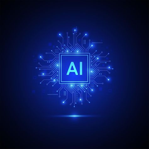 Vector artificial intelligence circuit l... | Premium Vector #Freepik #vector #artificial-intelligence-brain #microchip #artificial #ai Artificial Intelligent Aesthetic, Artificial Intelegent Illustration, Machine Learning Illustration, Artificial Intelegence, Brain Vector, Powerpoint Design Templates, Learning Design, Digital Art Illustration, School Decorations