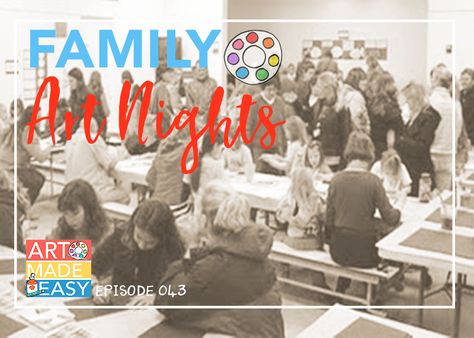 Hosting a family art night can be the best way to build support for your art program, boost parent involvement and advocate for your program within your community. In this episode, I share my experiences with my own family art night both as a parent and as the organizer. I walk you through what worked … Family Art Night, Family Literacy Night, Family Art Projects, Creative Art Projects, Art Teacher Resources, Deep Space Sparkle, Family Literacy, Art Program, Parent Involvement