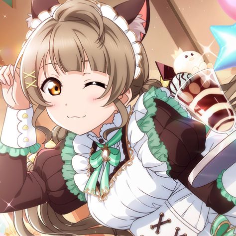 Live Icon, Kotori Minami, Character Profile, Least Favorite, Rhythm Games, Love Live, Cute Poses, Cat Girl, Cute Icons