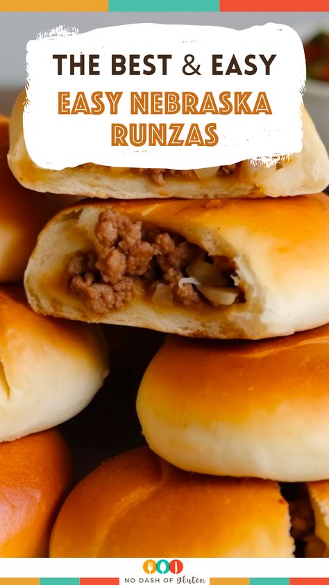 Easy Nebraska Runzas, How To Make Homemade Runzas, Homemade Runzas Easy, Runza Dough Bread Machine, Runza Recipe Nebraska Casserole, Runzas Recipe Nebraska, Nebraska Runza Recipe, Homemade Runzas Nebraska, Beef Buns Recipe