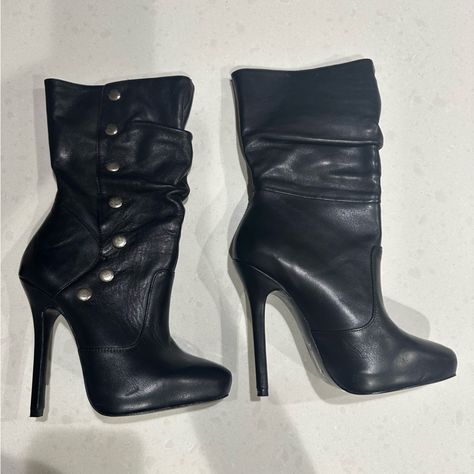 Wedge heel boots