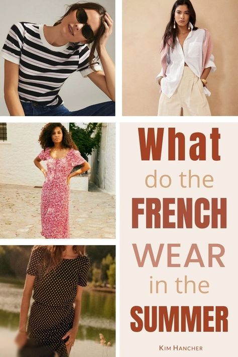 Summer French Outfits, French Outfit Summer, French Summer Outfits, Parisian Capsule Wardrobe, French Fashion Summer, Parisian Summer Outfits, Classy Parisian Style, French Summer Style, Parisian Style Summer