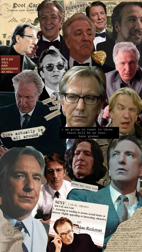 Hans Gruber Wallpaper, Alan Rickman Aesthetic, Alan Rickman Wallpaper, Alan Rickman Gif, Hans Gruber, Alan Rickman Always, Severus Snape Fanart, Alan Rickman Severus Snape, In The Pale Moonlight