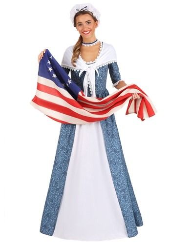 Blue Dress Outfits, Betsy Ross, Historical Women, Adult Halloween Costumes, Historical Costume, Iconic Women, Classic Dress, Cool Costumes, Costume Dress