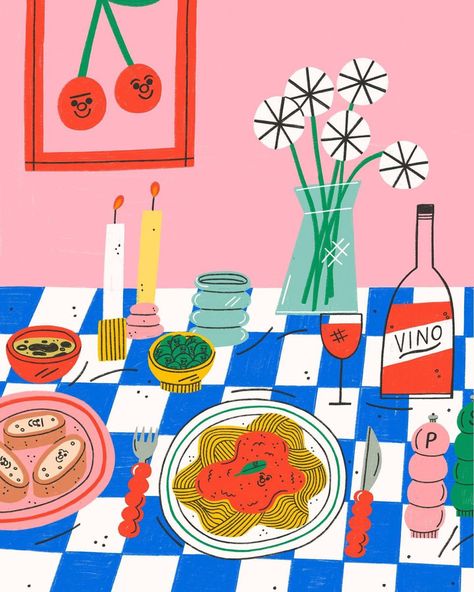 Posters Diy, Food Illustration Design, Diy Canvas Art Easy, Night Painting, Aesthetic Painting, Landscape Illustration, Diy Canvas Art, Character Illustration, Art Tutorials