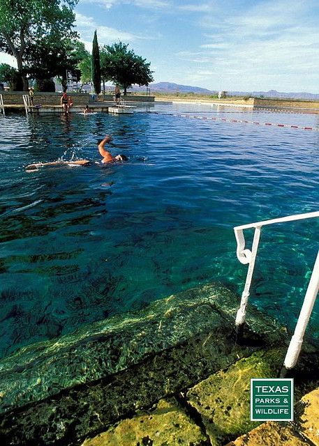 world's largest spring-fed swimming pools at Balmorhea State Park in west Texas. Balmorhea State Park, Texas Nature, Oregon Adventures, Texas Getaways, Homesick Texan, Country Vacation, Texas State Parks, Texas Adventure, Texas Things