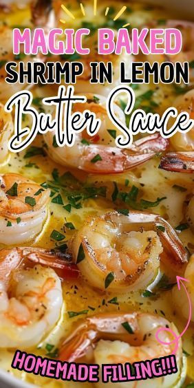 This recipe brings together the bright flavors of lemon, the richness of butter, and the succulent texture of shrimp, all baked to perfection. It’s a dish that’s as easy to… Baked Shrimp In Lemon Butter Sauce, Magic Baked Shrimp In Lemon Butter Sauce, Butter Shrimp Recipes, Butter Sauce For Shrimp, Shrimp Butter Sauce, Lemon Butter Shrimp, Lemon Shrimp Recipes, Baked Shrimp Recipes, Lemon Garlic Sauce