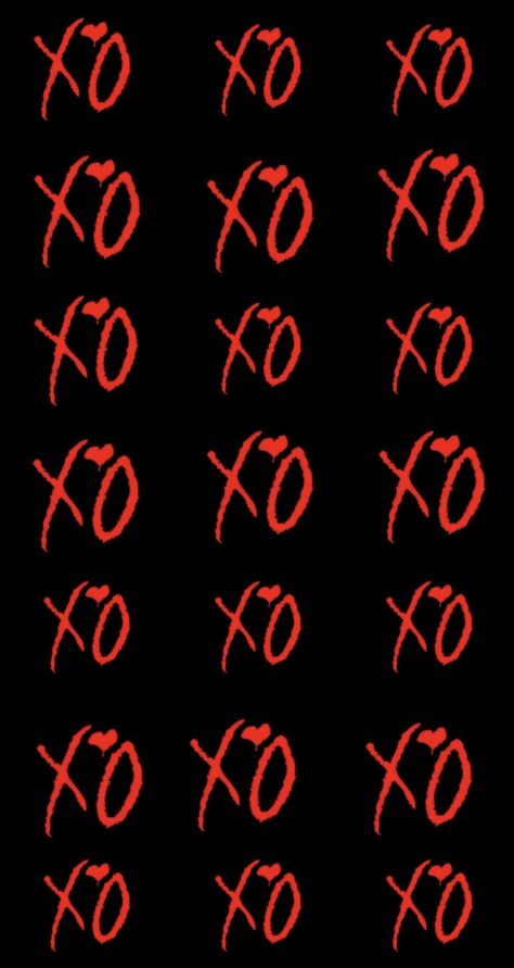 The Weeknd Xo Logo Xo Aesthetic The Weeknd, Xo Nails The Weeknd, The Weeknd Xo Logo, The Weeknd Nails, Xo Logo, The Weeknd Tattoo, Party Moodboard, Song Journal, Xo The Weeknd