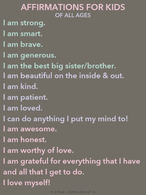 Uppfostra Barn, Positive Affirmations For Kids, Education Positive, Affirmations For Kids, I Can Do Anything, Smart Parenting, Mentally Strong, Shall We Date, Parenting Skills