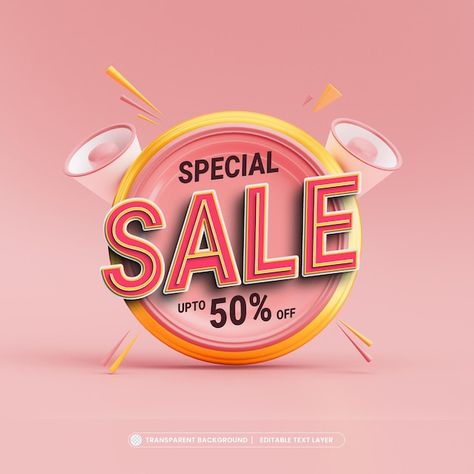 Special sale offer 3d banner for promoti... | Premium Psd #Freepik #psd #offer-3d #big-offer #big-discount #50-offer Up To 50 Off Sale Poster, Offer Ads, 3d Banner, Big Sales Banner, 11 11 Sale, Sale Logo, Discount Logo, Ads Design, Discount Banner