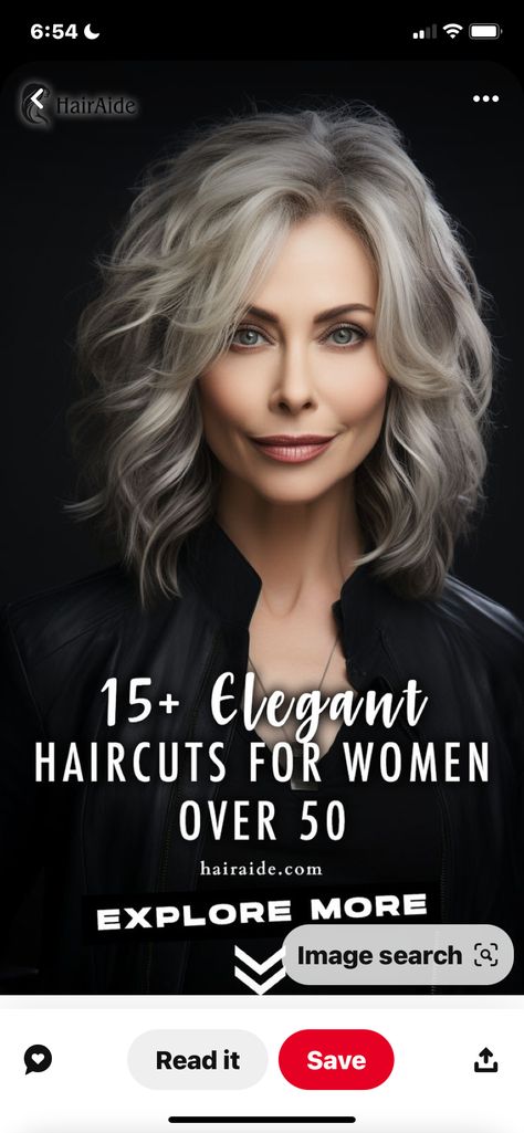 60 Year Old Hairstyles, Medium Length Wavy Hair, Grey Hair Over 50, Old Hairstyles, Medium Hair Styles For Women, Haircuts For Women Over 50, Layered Haircuts For Medium Hair, Medium Length Hair With Layers, Gray Hair Cuts