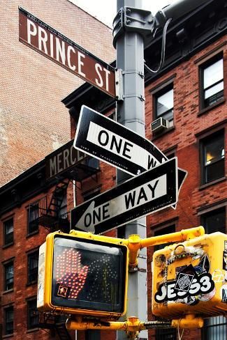 size: 12x8in Photographic Print: Poster of Soho by Philippe Hugonnard : Subjects Places In Nyc, Neighborhood Walk, City Streets Photography, I Love New York, Instagram Locations, Soho Nyc, New York Aesthetic, Instagrammable Places, Manhattan New York