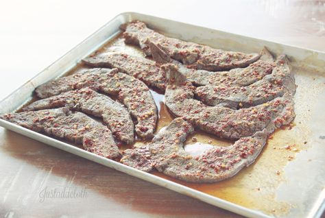 Beef Liver Jerky Recipe, Liver Jerky, Root Vegetable Stew, Meat Sticks, Making Jerky, Liver And Onions, Meat Stick, Jerky Recipes, Deep Freeze