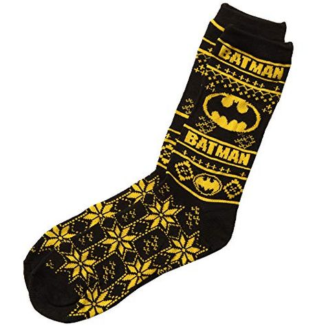 Batman Ugly Christmas Sweater Adult Crew Socks Batman Christmas, Batman Socks, Brown Tights, Batman Outfits, Ugly Holiday Sweater, Cabin Socks, Sweater Socks, Holiday Socks, Nordstrom Women