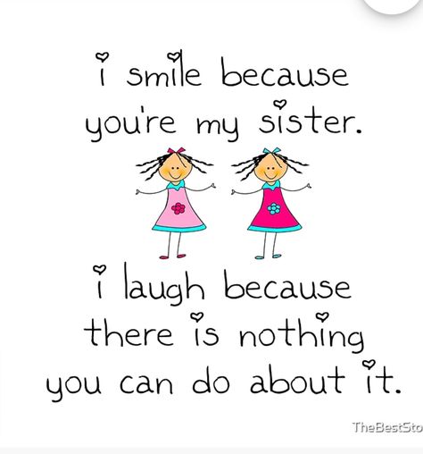 Smile Sticker, Smile Design, Sticker Funny, Younger Sister, Smile Because, Twin Sisters, Funny Birthday Cards, Big Little, I Smile