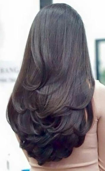 Hairstyle Black Hair, Indian Hair Cuts, Black Hair Types, Hair Cut Ideas, Layered Wig, Haircut Style, Long Silky Hair, Medium Length Hair With Layers, Long Layered Haircuts