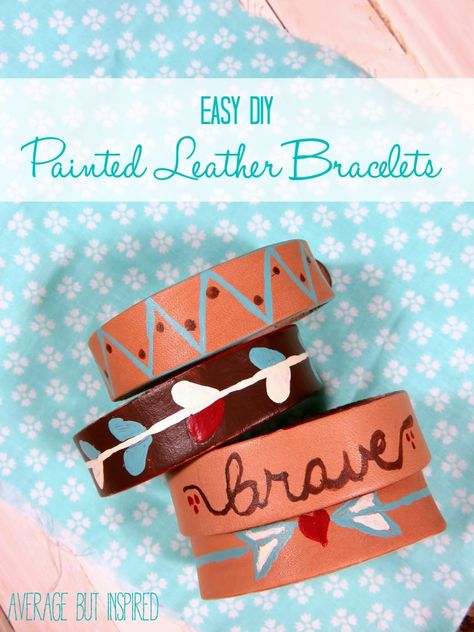 Diy Easy Bracelets, Diy Leather Stamp, Leather Cuff Bracelet Diy, Easy Bracelets, Cuff Bracelets Diy, Leather Cuff Bracelets, Time Craft, Easy Diy Paint, Stone Diy