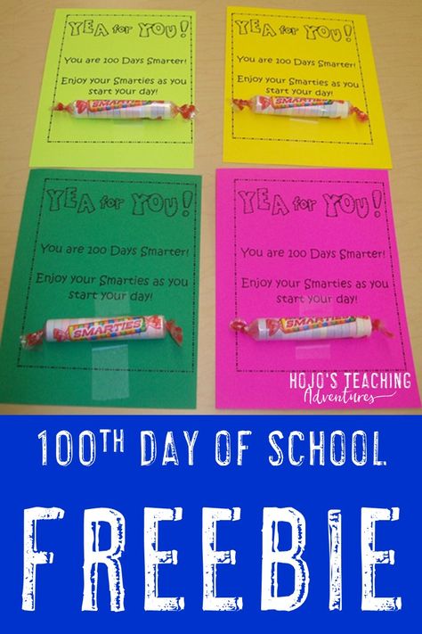 100days Of School Shirt, 100th Day Of School Crafts, 100s Day, 100 Day Of School Project, 100 Days Smarter, 5th Grade Classroom, 4th Grade Classroom, School Treats, 3rd Grade Classroom