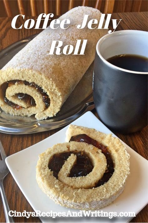 #ad #SpringSweetsWeek Jelly Roll serves coffee flavor two ways. Homemade coffee jelly wrapped in a delicate java sponge cake. A coffee lover’s dream cake! @dccoffee @dixiecrystals Coffee Jelly Cake, Spring Sweets, Jelly Roll Cake, Cream Cheese Cupcakes, Raspberry Scones, Spring Recipes Dessert, Roll Cakes, Coffee Jelly, Cake Rolls