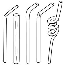 Crazy Straws, Straw Art, Illustration Techniques, Drinking Straw, Drink Straw, Glass Straws, Cute Coloring Pages, Free Vector Graphics, Doodle Drawings