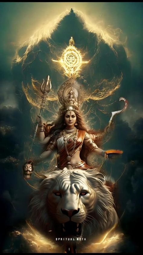 Maa Durga Aarti, Durga Aarti, Kiran Mazumdar Shaw, Durga Maa Pictures, Durga Puja Wallpaper, Female Doctors, Navratri Puja, Powerful Mantras, Goddess Kali Images