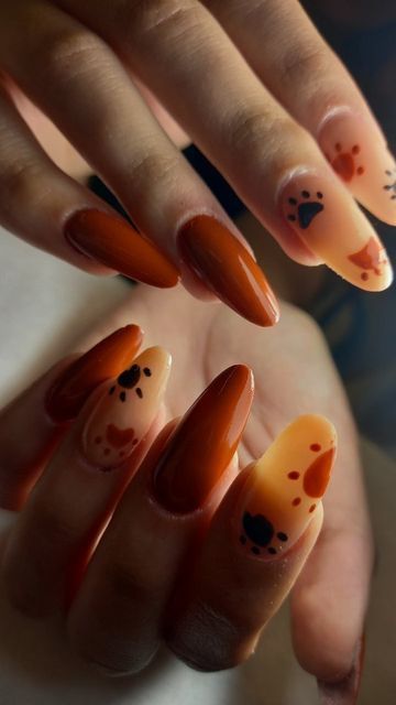 Panda Nails, Fox Nails, Animal Nails, Nails Simple, Red Panda, Fox, Make Up, Nails, Red