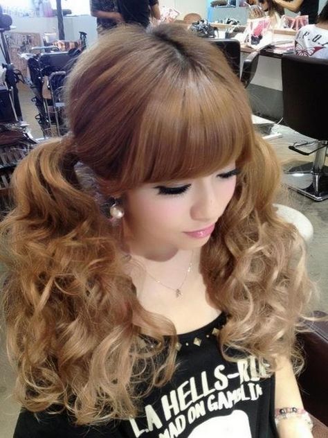 Gyaru hair Gyaru Hair, Kawaii Hairstyles, Hair Color Pastel, Pigtail Hairstyles, Grunge Hair, Ponytail Hairstyles, Pretty Hairstyles, Beauty Salon, Hair Inspo