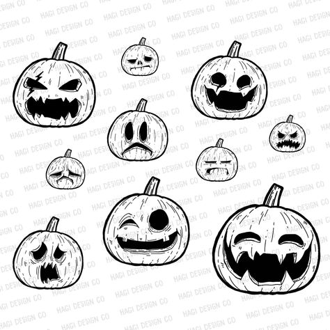 Jack O Lantern Drawing Scary, White Pumpkin Jack O Lantern, Jackolantern Tattoo Black And White, Happy Jack O Lantern Faces, Vintage Jack O Lantern Faces, Jackolantern Drawing, Jack O Lantern Tattoo, Black And White Stencil, Faces Black And White