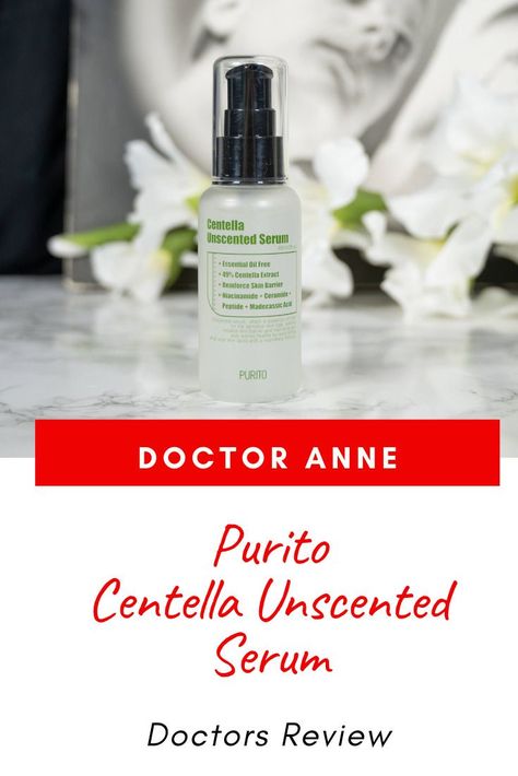 Purito Centella Unscented Serum Review - Ingredients, performance on the skin and the skin types it is best for Purito Centella Unscented Serum, Mad Hippie Skin Care, Skincare Habits, Cheap Skin Care Products, Best Serum, Skincare Review, How To Get Rid Of Acne, Glowy Skin, Prevent Wrinkles