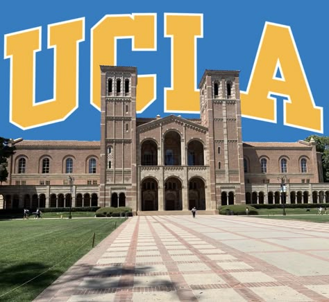 Ucla Vision Board, Ucla Poster, American University Aesthetic, Rory Gilmore Study Aesthetic, Ucla Aesthetics, Universities Aesthetic, Ucla Dorm, University Vision Board, Ucla Bruins Logo