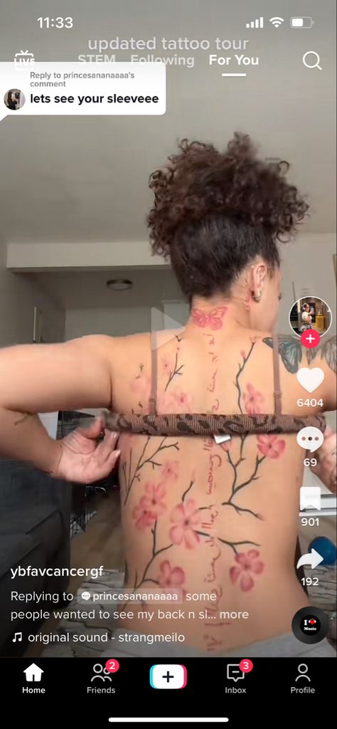 japanese blossom back tat Japanese Flower Back Tattoo, Japanese Cherry Blossom Back Tattoo, Cherrybloom Tattoo, Japanese Cherry Blossom Tattoo Back, Blossom Tree Back Tattoo, Cherry Blossom Tattoo Back, Cherry Blossom Spine Tattoo, Cherry Blossom Tattoo On Back, Back Tattoo Inspiration