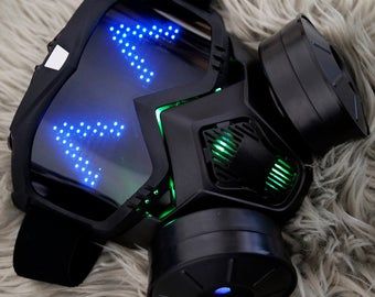 Futuristic Accessoires by Kellermannsoutcome on Etsy Echipament Tactic, Teknologi Futuristik, Pixel Led, Cyberpunk 2020, Teknologi Gadget, Idee Cosplay, Animale Rare, Cool Masks, Armor Concept