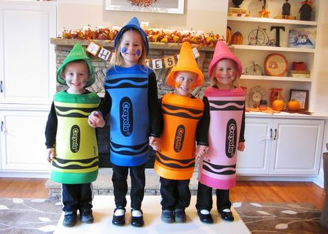 Crayon Costume, Purim Costumes, Book Costumes, Halloween Costumes Ideas, World Book Day Costumes, Book Day Costumes, Diy Costumes Kids, Book Week Costume, Halloween Costume Party