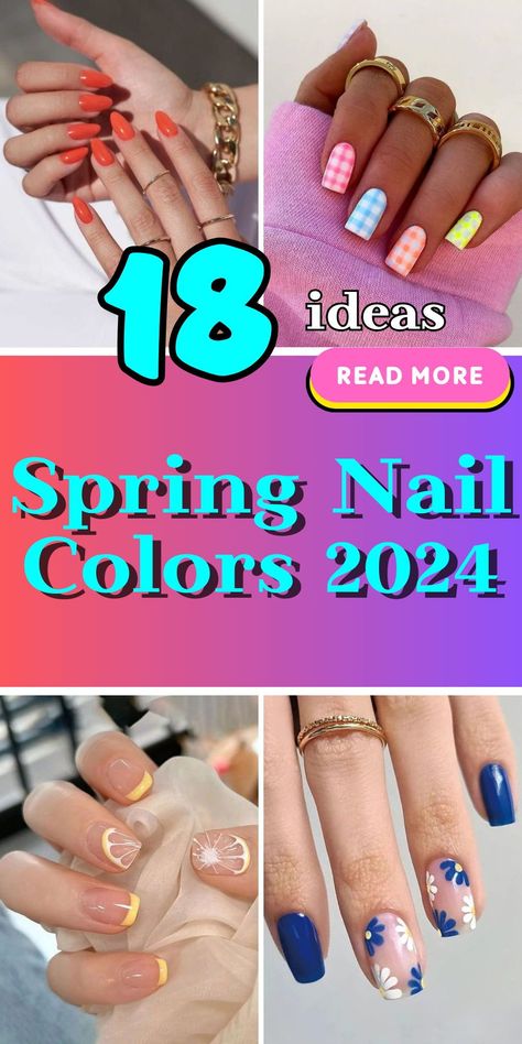 Step into spring with confidence, sporting the latest in nail art trends. Explore our curated selection of the best spring nail colors for 2024, featuring pastel arrays and chic floral designs Spring Nail Polish Colors, Fresh Manicure, Opi Nail Polish Colors, Colors For 2024, April Nails, May Nails, Nail Color Trends, Spring Nail Trends, Lavender Nails