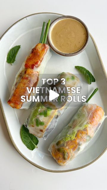 Tiffany Bach on Instagram: "TIFF’S TABLE no. 9: Everything you need to know about mastering Vietnamese summer rolls (aka spring rolls) & 3 recipes for the filling  All at tiffanybach.substack.com or head to the link in my bio  #goicuon #vietnamesefood" Vietnamese Spring Rolls Sauce, Vietnamese Spring Rolls Recipe, Vietnamese Rolls, Spring Roll Filling, Vietnamese Summer Rolls, Spring Roll Sauce, Vietnamese Spring Rolls, Salad Rolls, Spring Roll Recipe