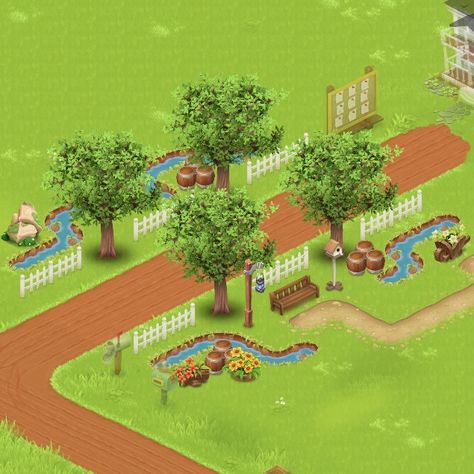 Best Hayday Farm Designs, Hay Day Farm Layout Ideas, Hayday Driveway Design, Cute Hay Day Farm Design, Hayday Layout Ideas Animals, Hayday Design Ideas, Cute Hayday Farms, Hay Day Design Ideas, Hayday Decoration Ideas