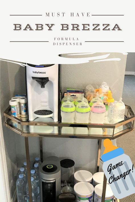 Baby Feeding Station Kitchen, Nursery Feeding Station, Bottle Station Organization, Bottle Feeding Station, Bottle Station In Nursery, Formula Feeding Station, Baby Station In Kitchen, Formula Station Kitchen, Nursery Bottle Station