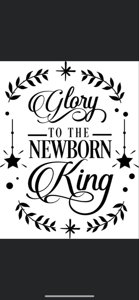 Glory To The Newborn King, Gift Bundles, Christian Quotes Inspirational, Joy To The World, Silicone Material, Food Grade Silicone, Labels & Tags, Christian Quotes, Laser Engraving