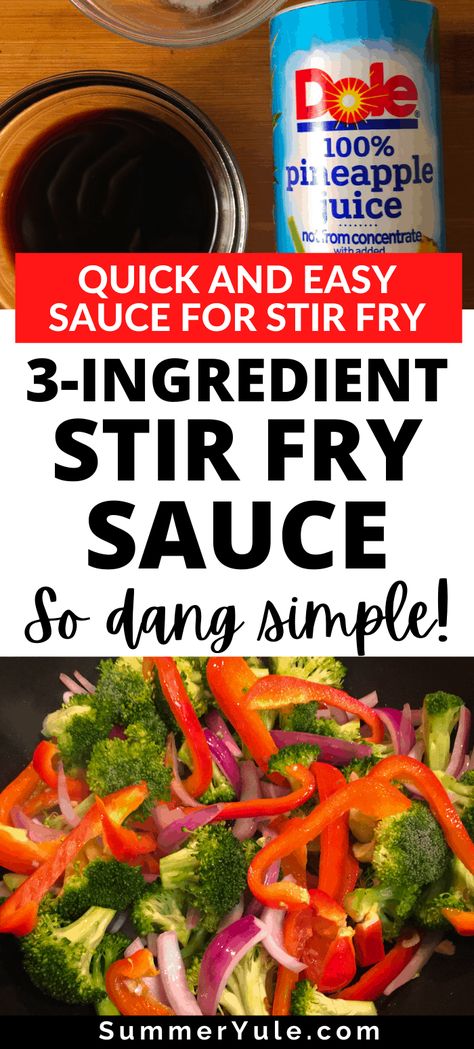 Stir Fry Sauce Without Cornstarch, Crockpot Stir Fry, Peanut Butter Stir Fry, Healthy Stir Fry Sauce, Easy Stir Fry Sauce, Seafood Stir Fry, Stir Fry Beef, Stir Fry Seasoning, Stir Fry Sauce Easy