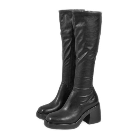 Vagabond Brooke, Block Heels Black, Tall Boots Black, 90s Boots, Knee Boots Black, Go Go Boots, Nike Boots, Mode Hippie, Gogo Boots