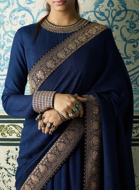 Sabyasachi Sarees, Robes Glamour, Fashionable Saree Blouse Designs, Fancy Sarees Party Wear, Silk Jewelry, Sari Blouse Designs, Indian Saree Blouse, Indian Saree Blouses Designs, Gaun Fashion