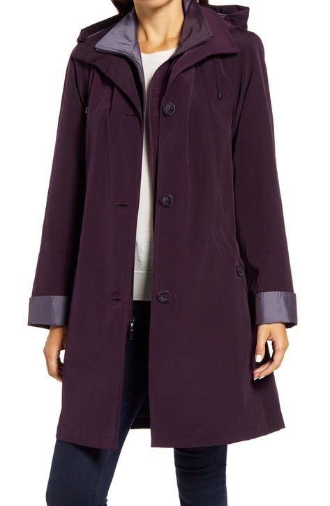 Women's Coats & Jackets Sale | Nordstrom Travel Coat, Rains Long Jacket, Water Resistant Jacket, Hooded Rain Jacket, Packable Jacket, Hooded Raincoat, Rainy Weather, Raincoats For Women, Designer Clothes For Men